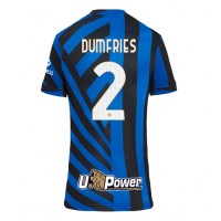 Camisa de time de futebol Inter Milan Denzel Dumfries #2 Replicas 1º Equipamento Feminina 2024-25 Manga Curta